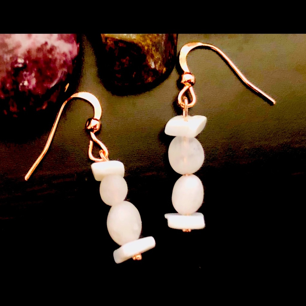 Handmade gemstone earrings